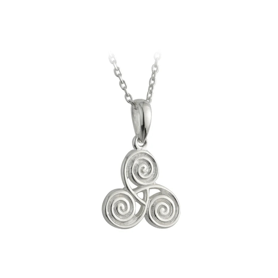 Sterling Silver Triskele Pendant