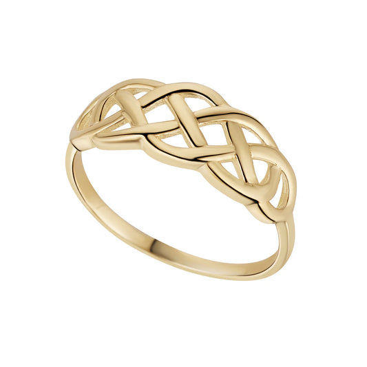 10ct Gold Woven Celtic Ring