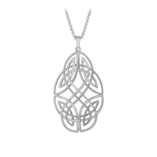 Sterling Silver Large Celtic Knot Pendant