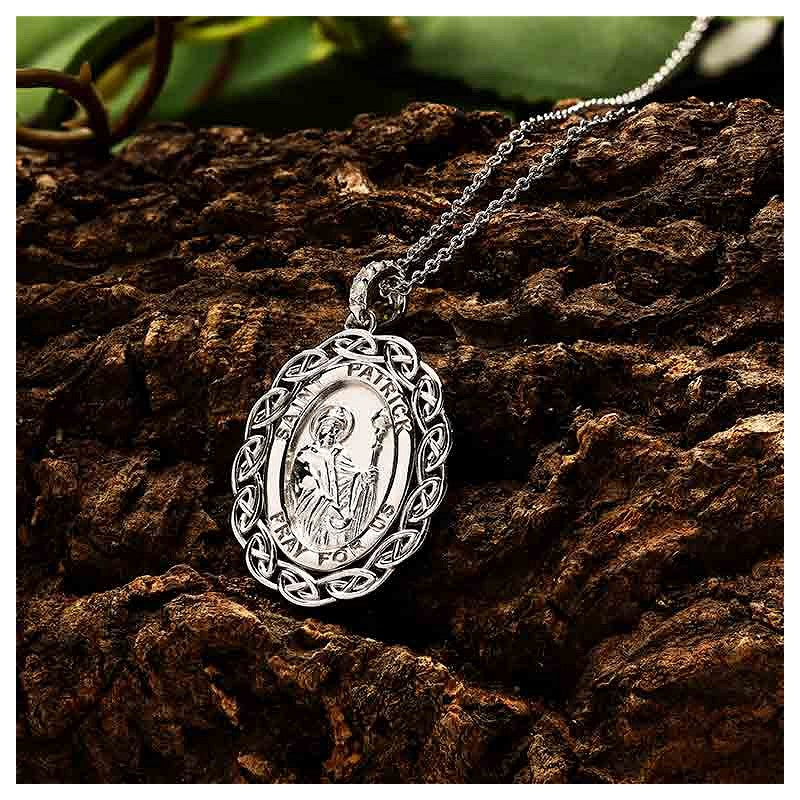 Sterling Silver Celtic St. Patricks Medal
