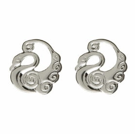 Sterling Silver Children Of Lir Stud Earrings