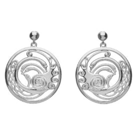 Sterling Silver Children Of Lir Earrings