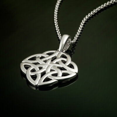 Sterling Silver Four Trinity Knot Pendant