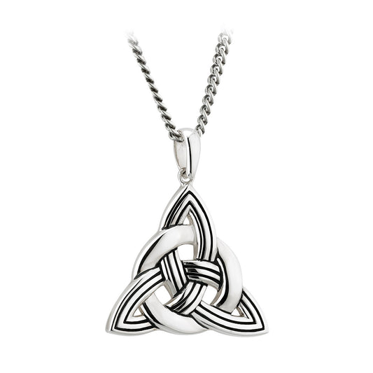 Men's Sterling Silver Large Celtic Knot Pendant