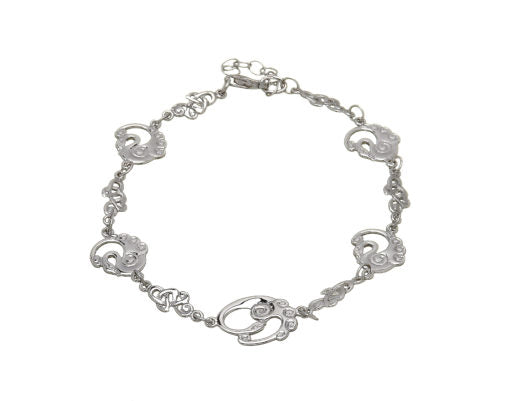 Sterling Silver Children Of Lir Bracelet