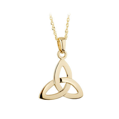 10ct Yellow Gold Celtic Trinity Knot Pendant