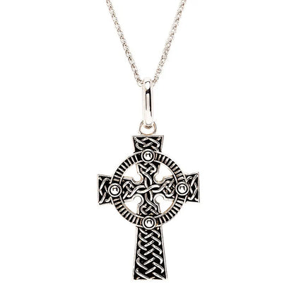 Sterling Silver Unisex Celtic Cross