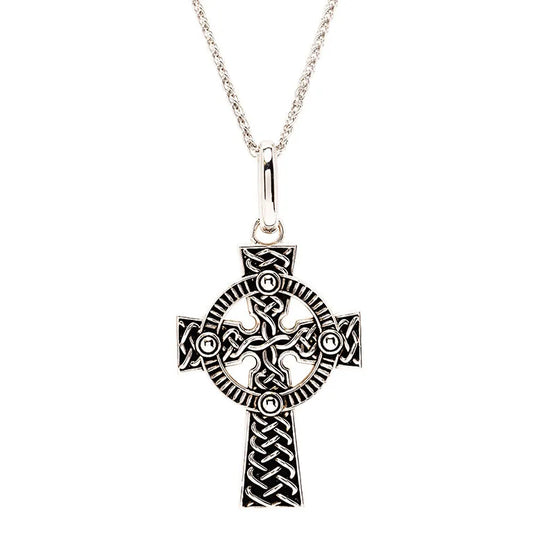 Sterling Silver Unisex Celtic Cross