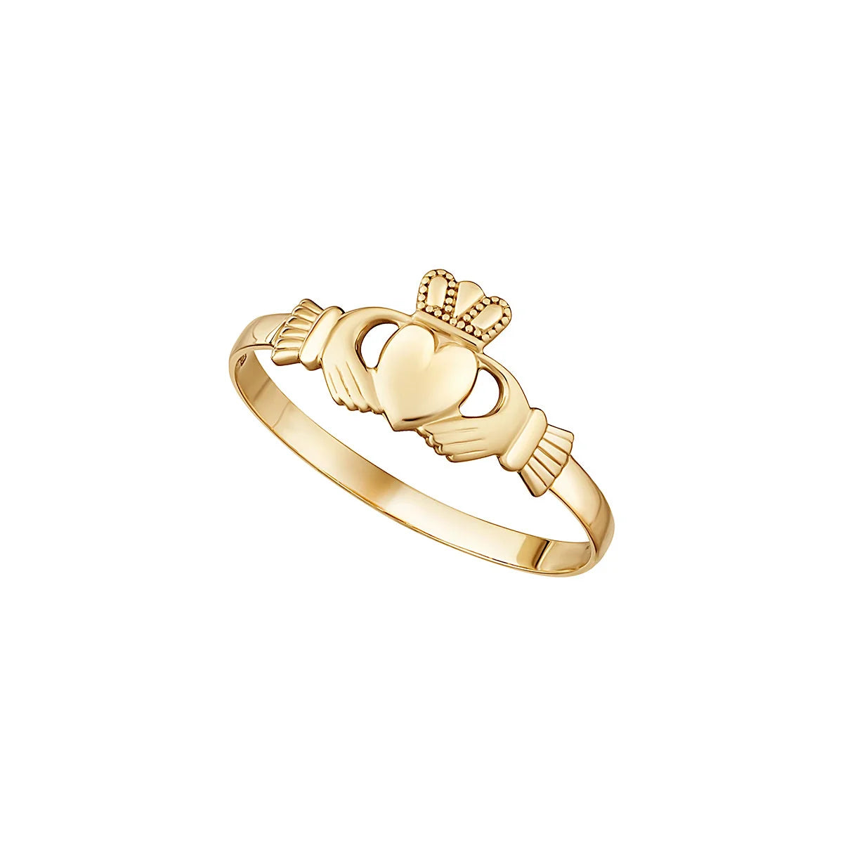 10ct Gold Mini Claddagh Ring