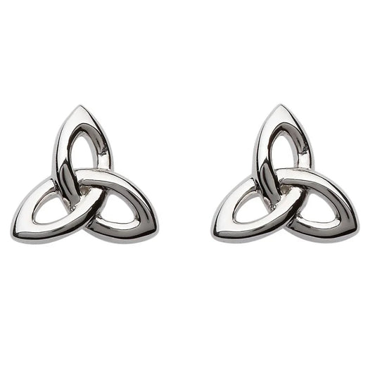 Sterling Silver Celtic Trinity Knot Stud Earrings