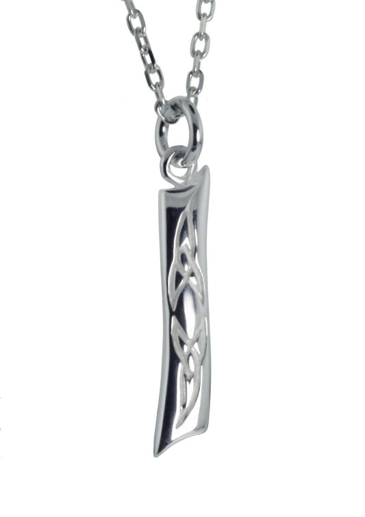 Sterling Silver Initial I Book Of Kells Inspired Pendant