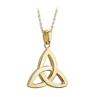 14ct Yellow Gold Celtic Trinty Knot Pendant
