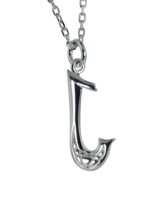 Sterling Silver Initial L Book Of Kells Inspired Pendant