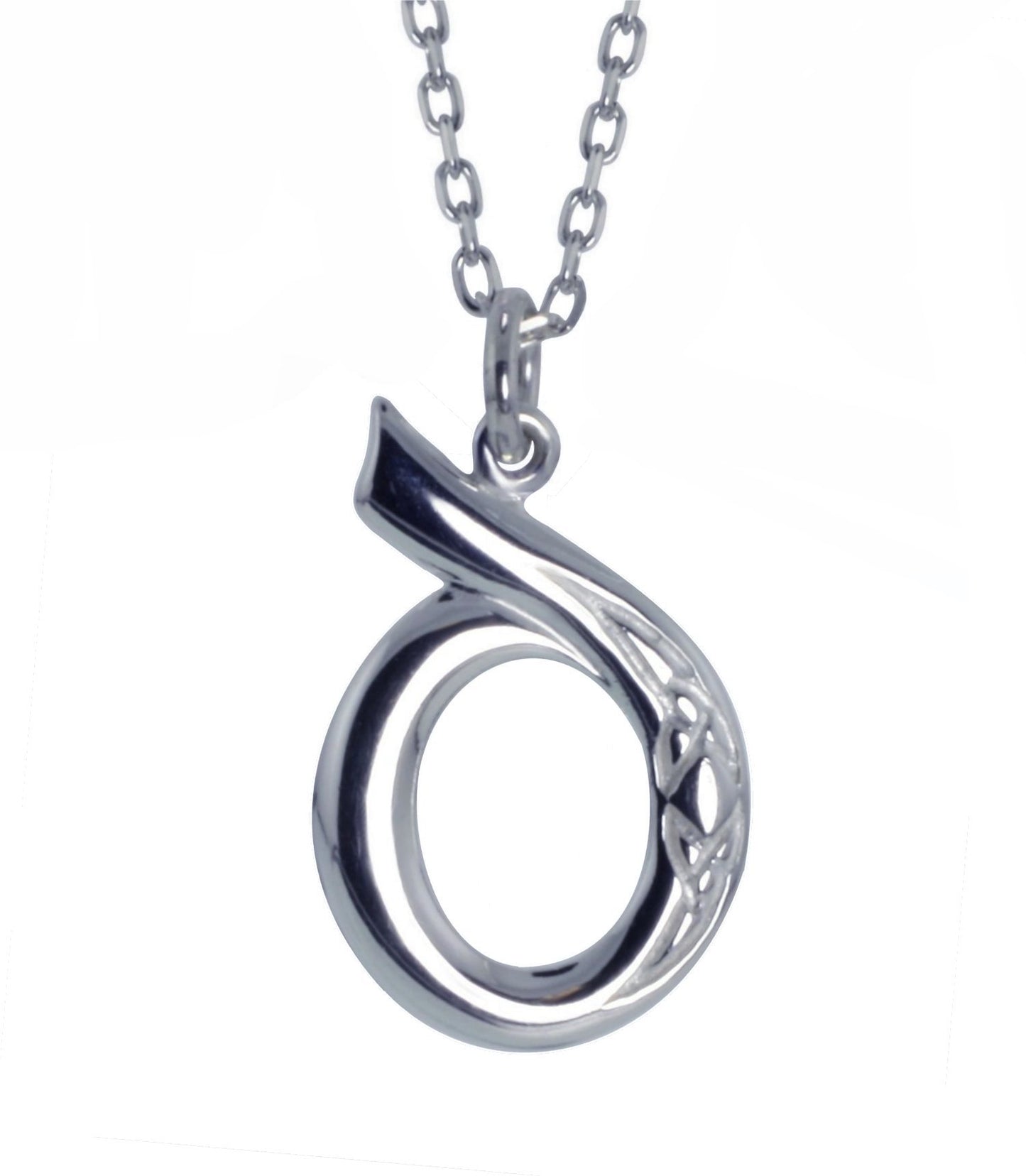 Sterling Silver Initial D Book Of Kells Inspired Pendant