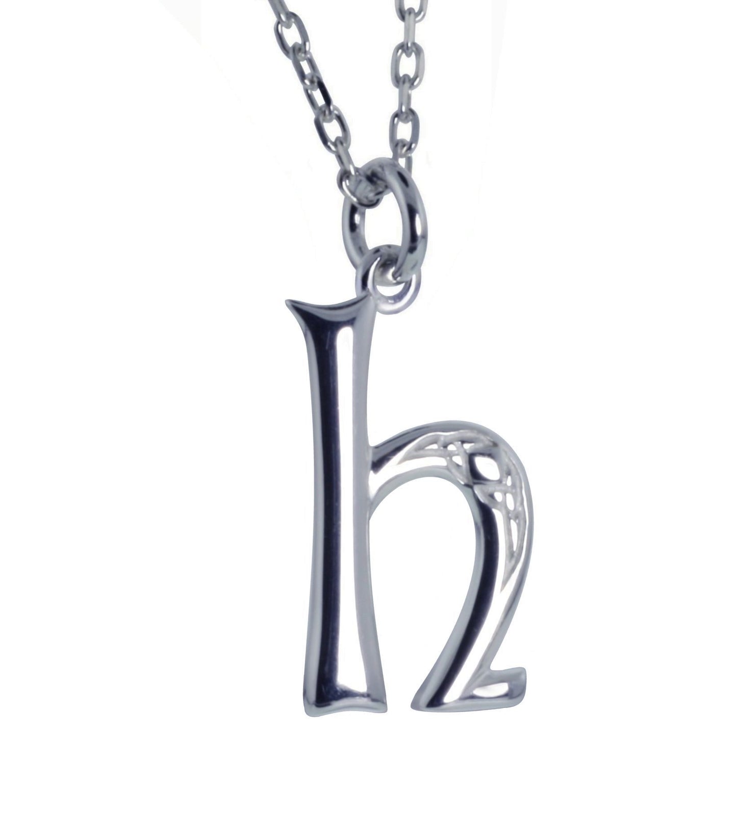 Sterling Silver Initial H Book Of Kells Inspired Pendant