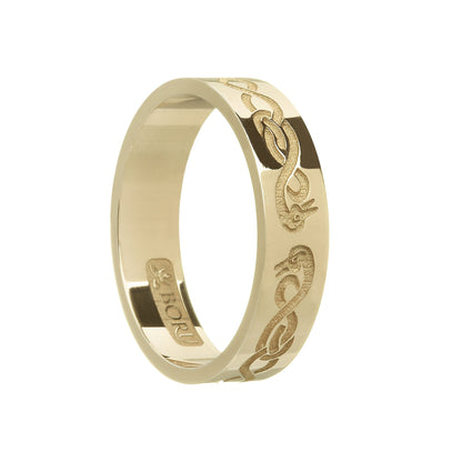 Yellow Gold Ladies Le Cheile - Together - Wedding Ring