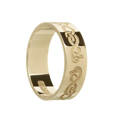 Yellow Gold Men's Le Cheile - Together - Wedding Ring