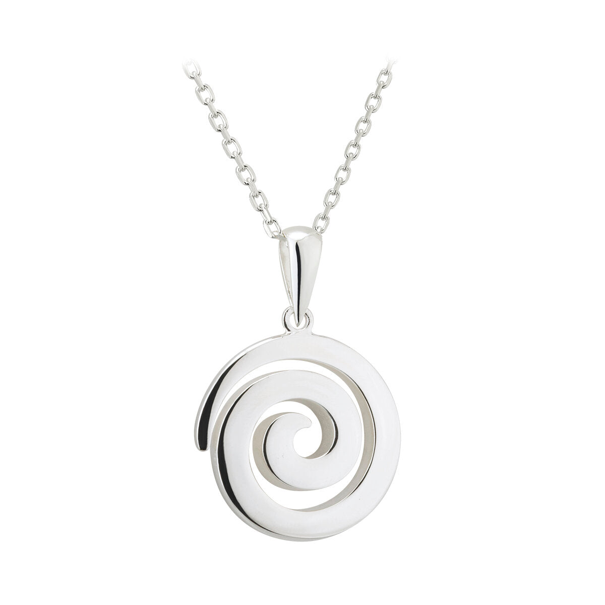 Sterling Silver Celtic Spiral Pendant