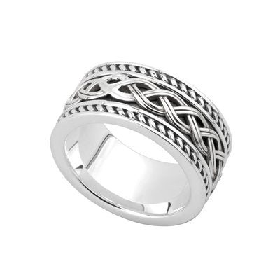 Men's Sterling Silver Celtic Knot Ring