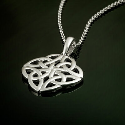 Sterling Silver Four Trinity Knot Pendant