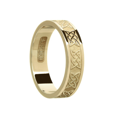 Yellow Gold Ladies Lovers Knot Wedding Ring