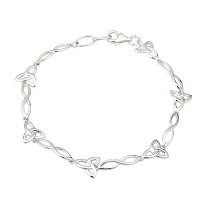 Sterling Silver Trinity Knot Bracelet