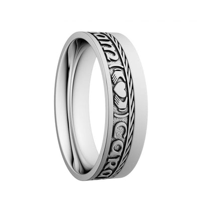 Whitle Gold Mo Anam Cara - My Soul Mate Wedding Ring - Wide