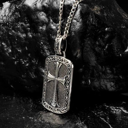 Men's Sterling Silver Cross Pendant