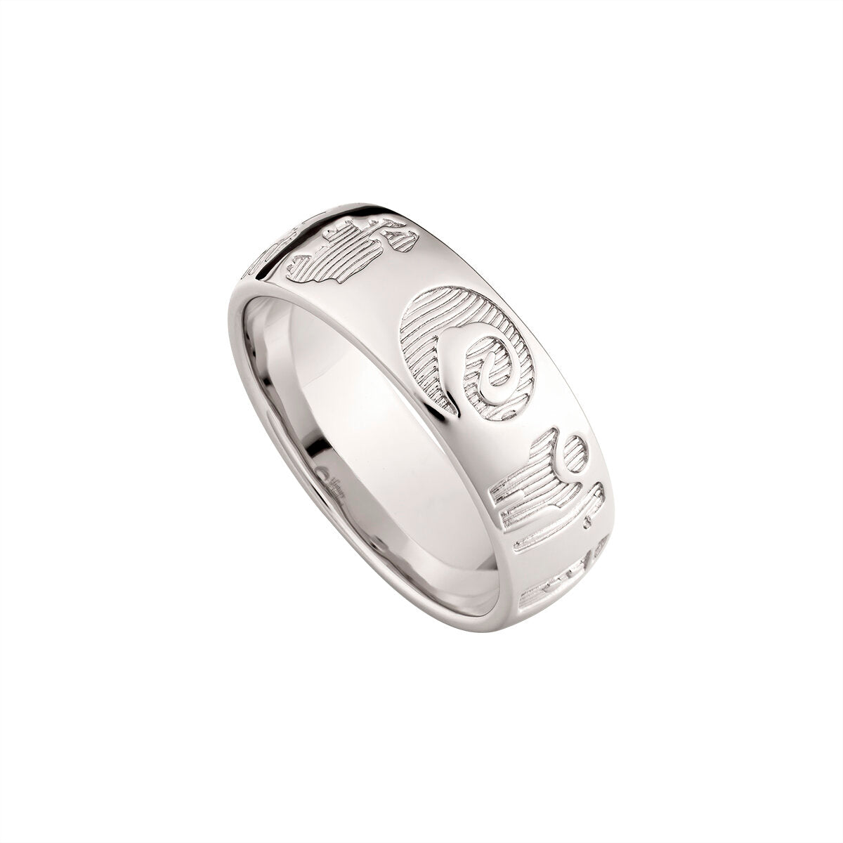 Sterling Silver History of Ireland Ring