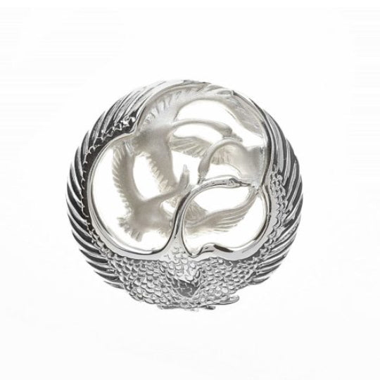 Sterling Silver Children Sculpted Brooch