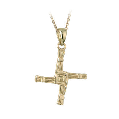 10ct Yellow Gold St. Brigids Cross