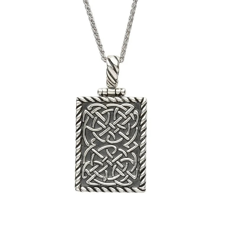 Sterling Silver Celtic Ingot Pendant