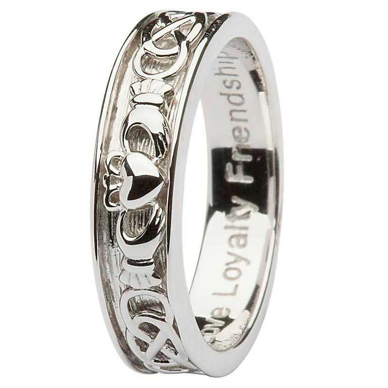 Men's Sterling Silver Claddagh Ring