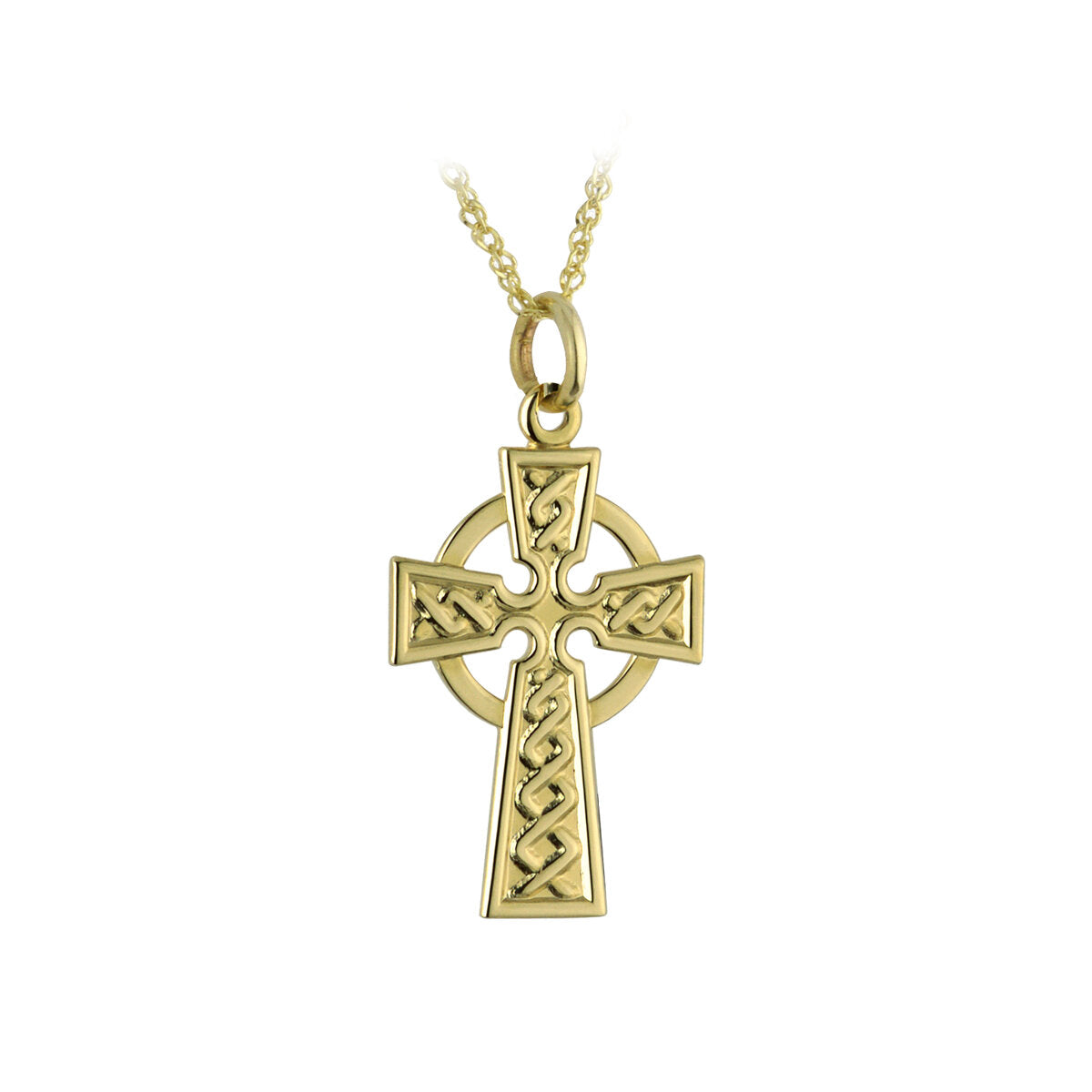 Kids 10ct Yellow Gold Celtic Cross