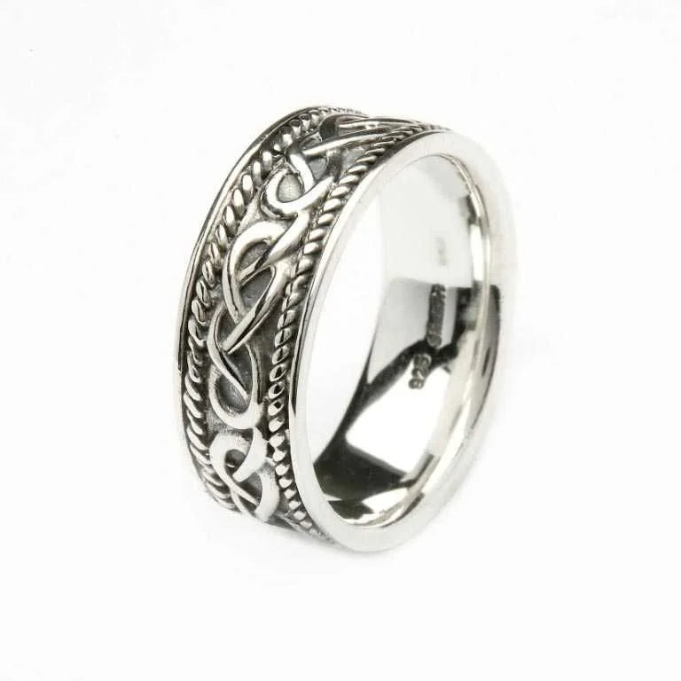 Men's Sterling Silver Celtic Design Ring
