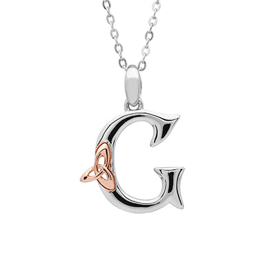 Sterling Silver Celtic Initial G Pendant
