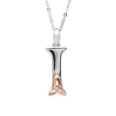 Sterling Silver Celtic Initial I Pendant