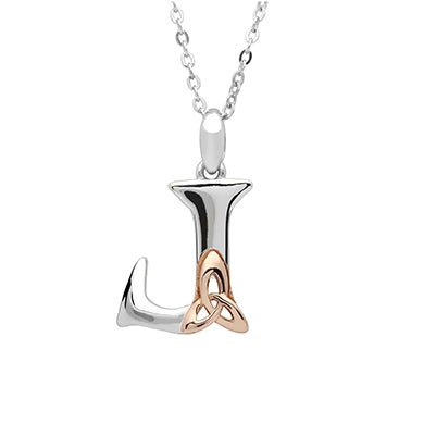 Sterling Silver Celtic Initial A Pendant Sterling Silver Celtic Initial J Pendant