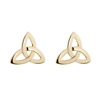 10ct Yellow Gold Trinity Knot Stud earrings