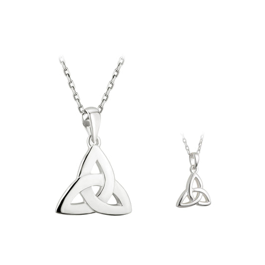 Sterling Silver Trinity Knot Mother & Daughter Set