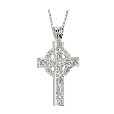 Sterling Silver Large Heavy Celtic Cross